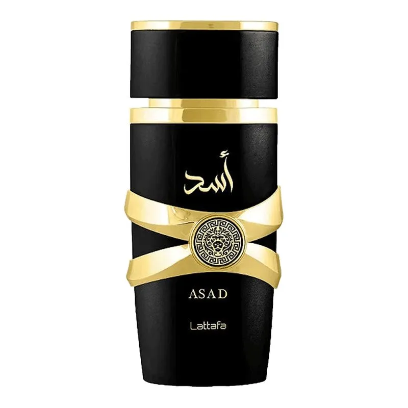Asad Lattafa Perfume Âmbar Masculino Eau de Parfum 100ml