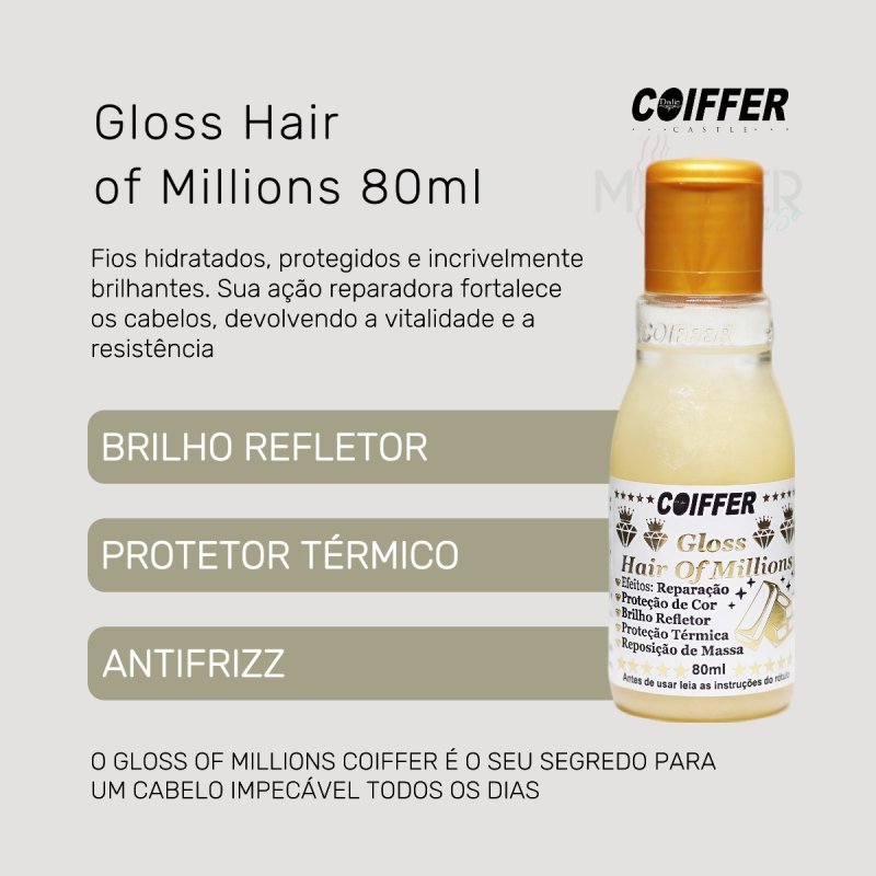 Gloss Hair Of Millions Coiffer 80ml