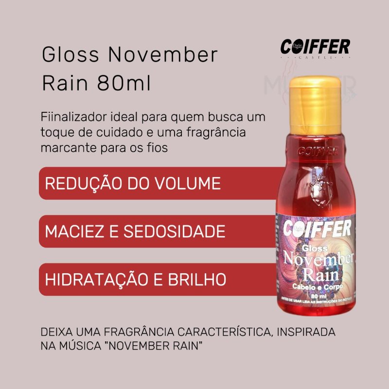 Gloss November Rain 80ml Coiffer
