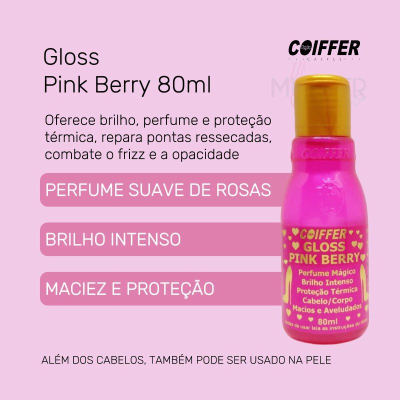 Gloss Pink Berry Coiffer 80ml