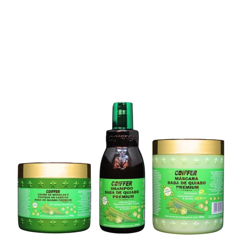 Kit Baba de Quiabo Premium Coiffer