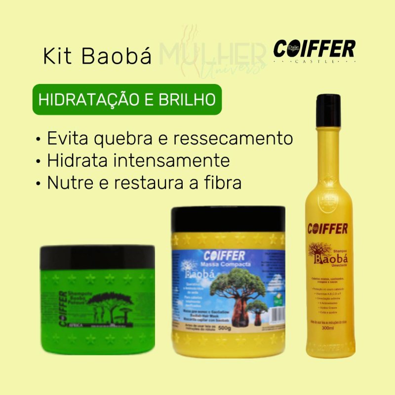 Kit Baobá Coiffer (3 Unidades)
