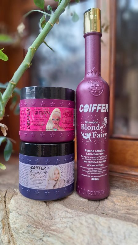 Kit Blonde Fairy Coiffer Desamarelador de Loiros