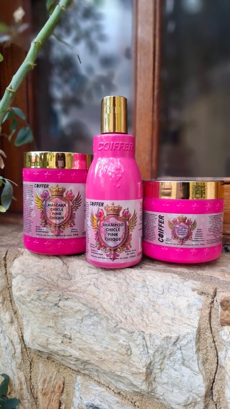 Kit Chicle Pink Chique Coiffer