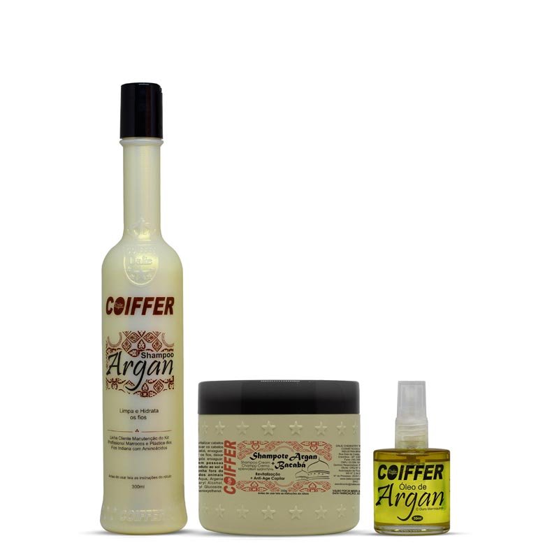 Kit Cliente Argan Coiffer 3 Unidades