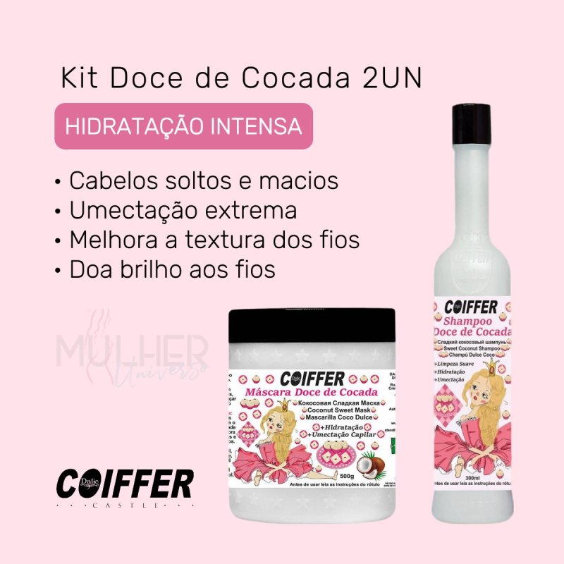 Kit Cliente Doce de Cocada Coiffer 2 Unidades