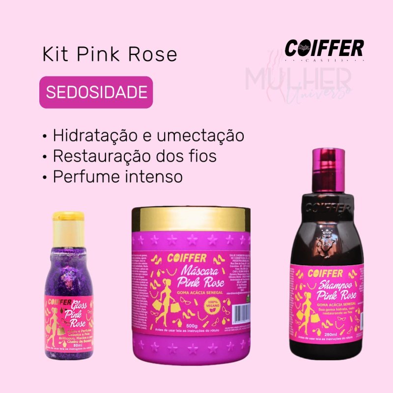 Kit Cliente Pink Rose Coiffer
