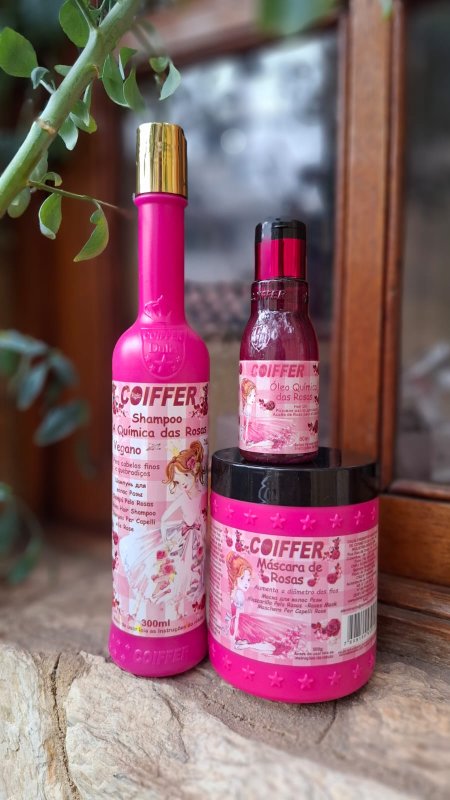 Kit Cliente Química das Rosas Coiffer 3 unidades