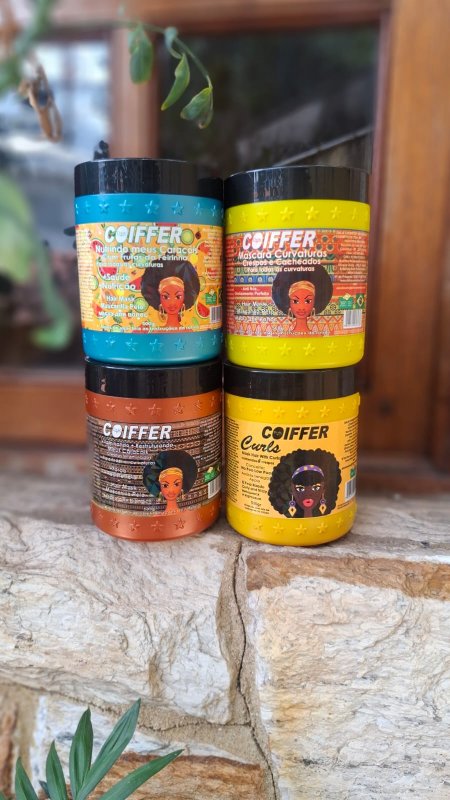 Kit Cronograma Capilar Crespo dos Sonhos Coiffer 4 Unidades