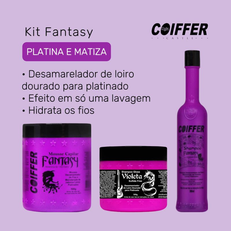 Kit Fantasy Desamarelador Matizador