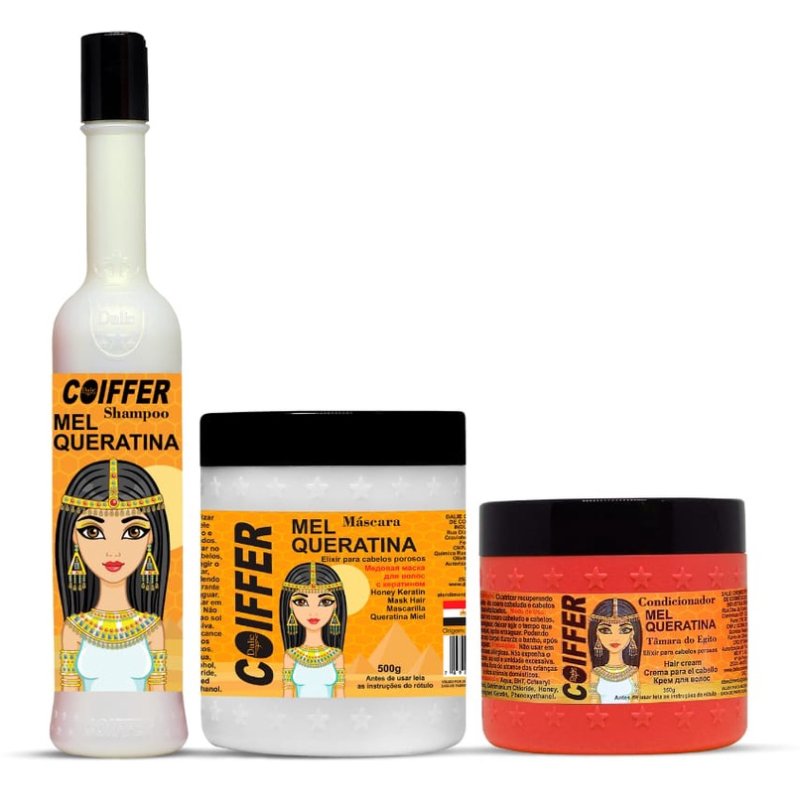 Kit Mel e Queratina Premium Coiffer