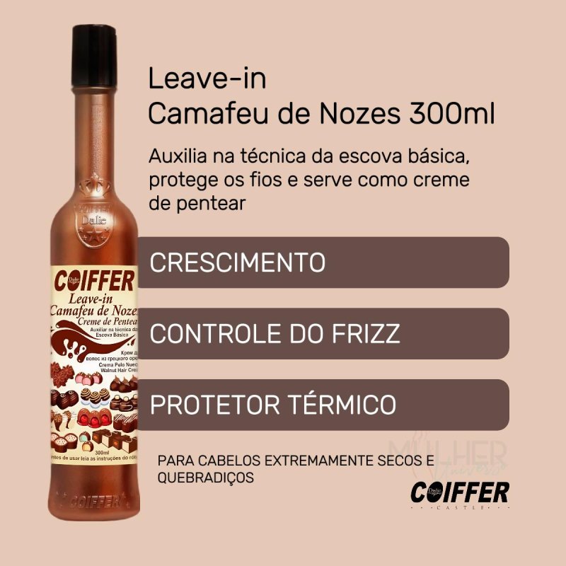 Leave-in Camafeu de Nozes Coiffer 300ml