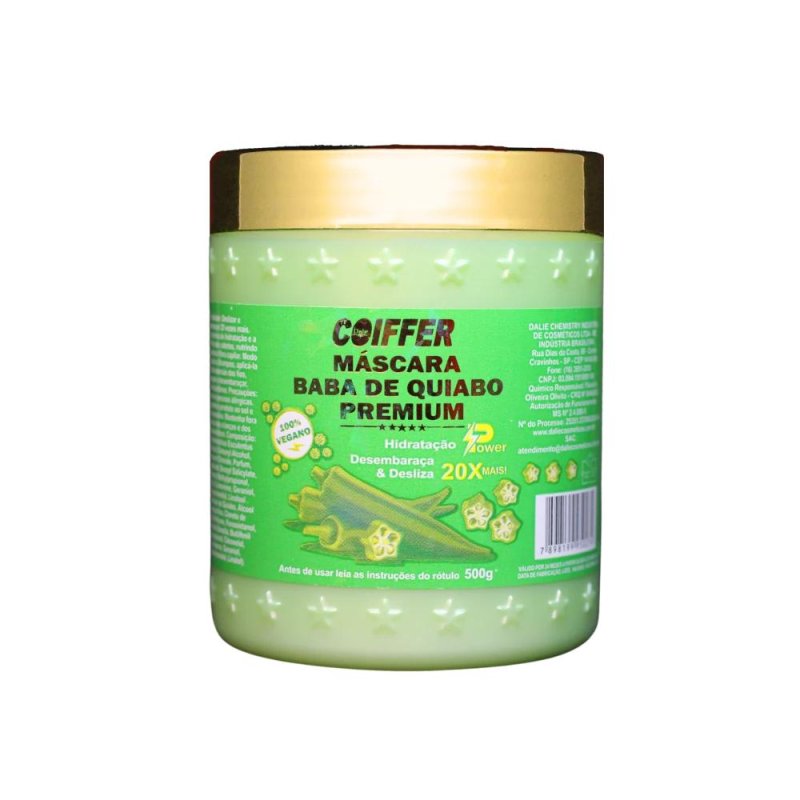 Máscara Baba de Quiabo Coiffer 500g