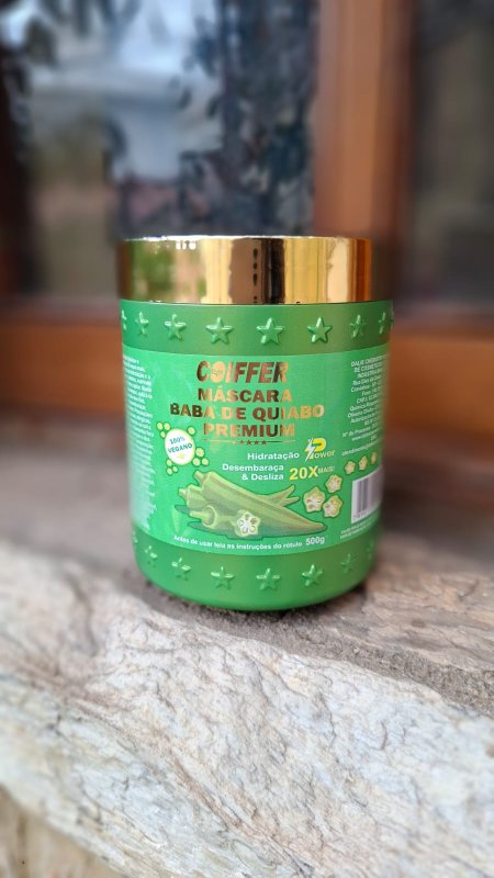 Máscara Baba de Quiabo Coiffer 500g