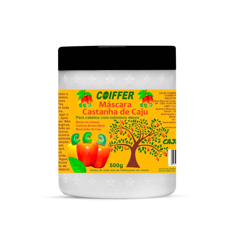Máscara Castanha De Caju Coiffer 500g