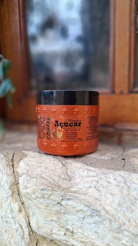 Máscara De Açúcar Coiffer 350g Cabelos Emborrachados