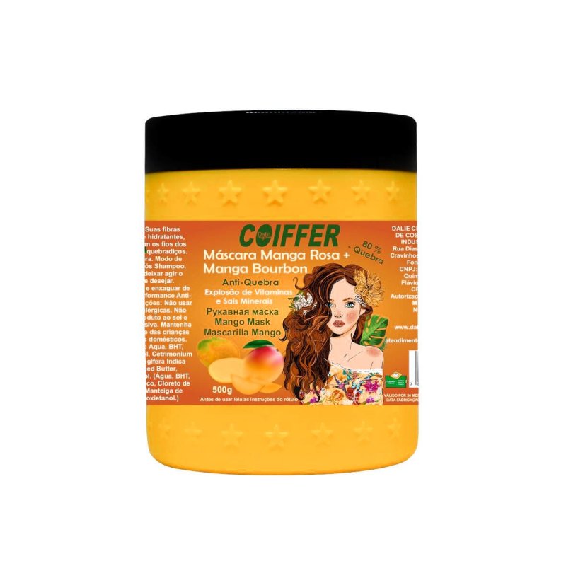 Máscara De Manga Coiffer 500g
