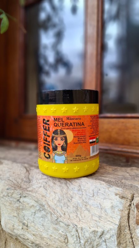 Máscara de Mel e Queratina Premium Coiffer 500g