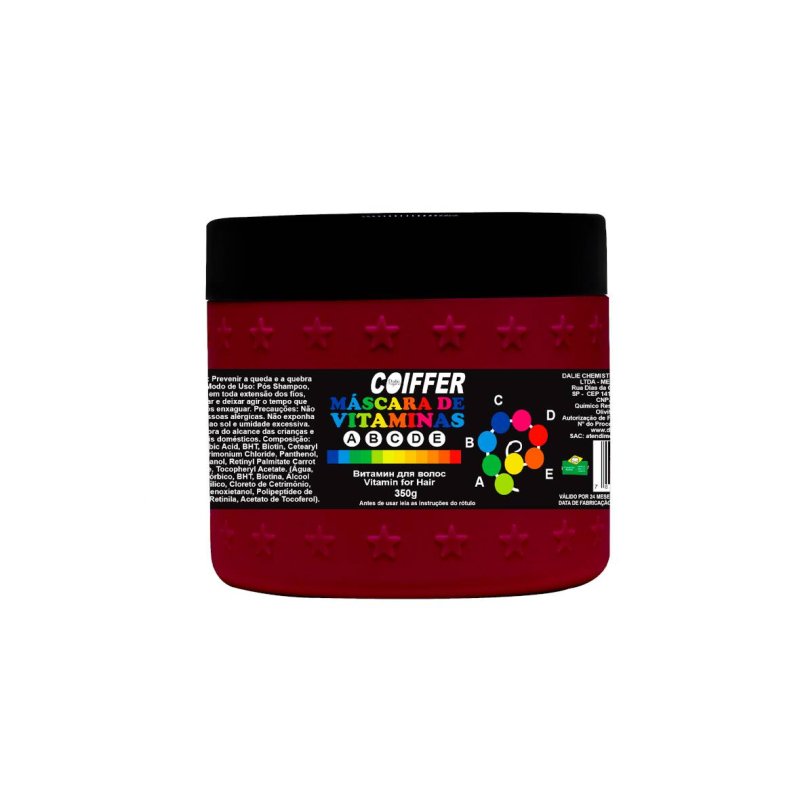 Máscara De Vitaminas Coiffer 350g