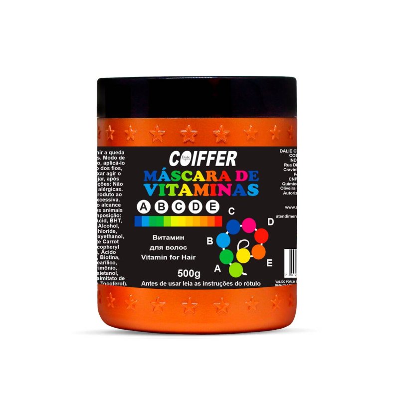 Máscara De Vitaminas Coiffer 500g