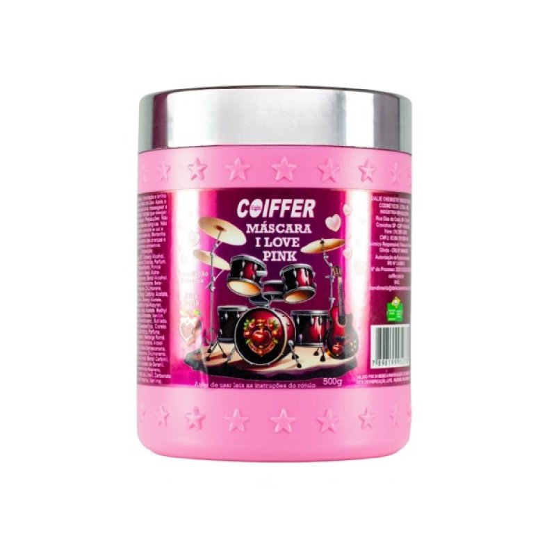 Máscara I Love Pink Coiffer 500g