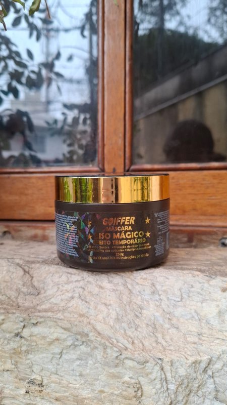 Máscara Liso Mágico Coiffer 250g Liso Temporário e Antifrizz