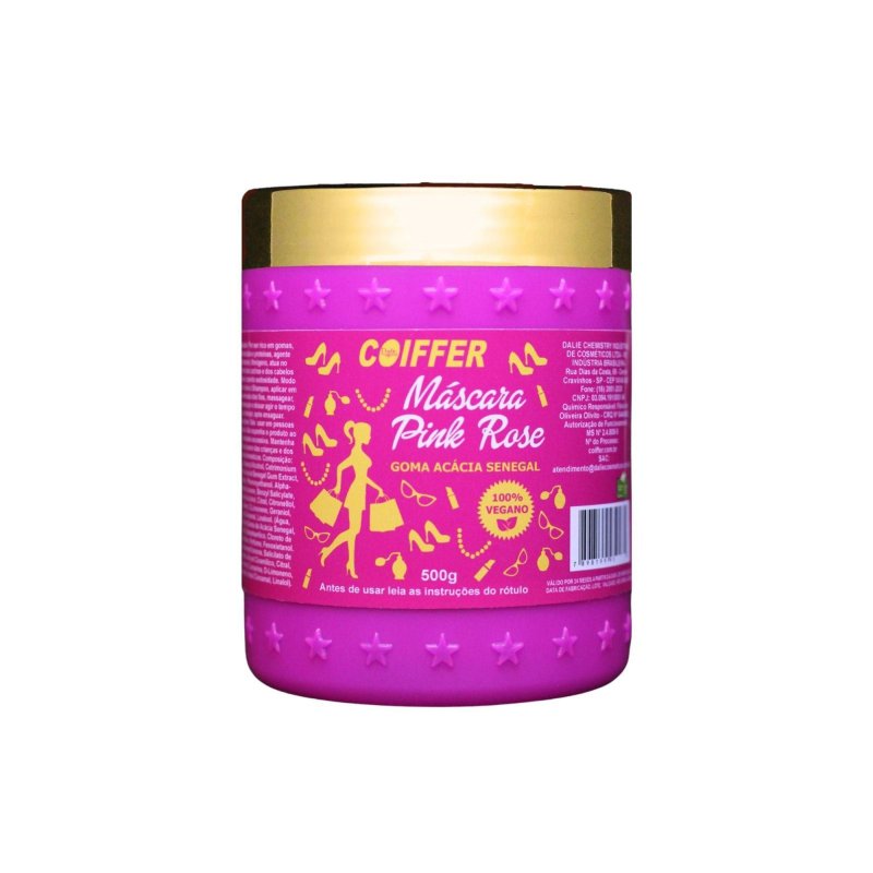 Máscara Pink Rose 500g Coiffer