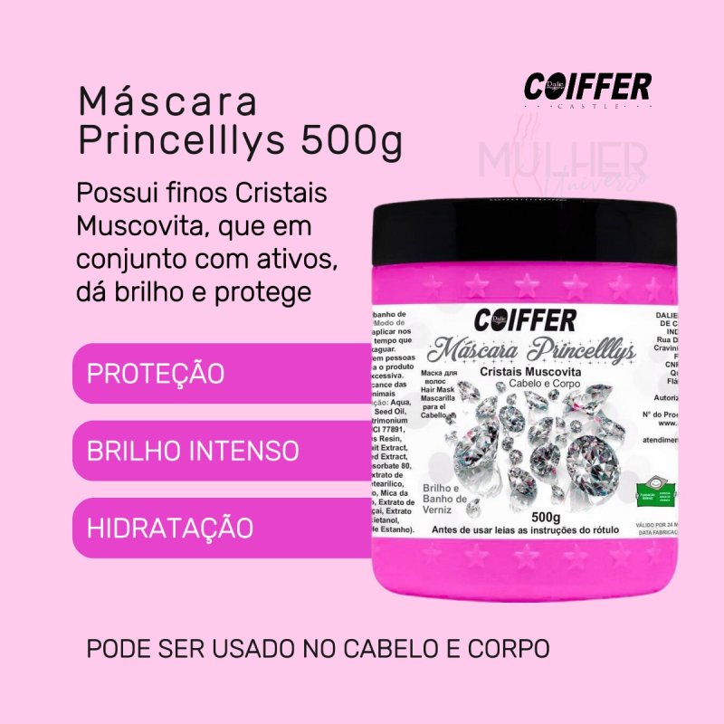 Máscara Princellys Coiffer 500g