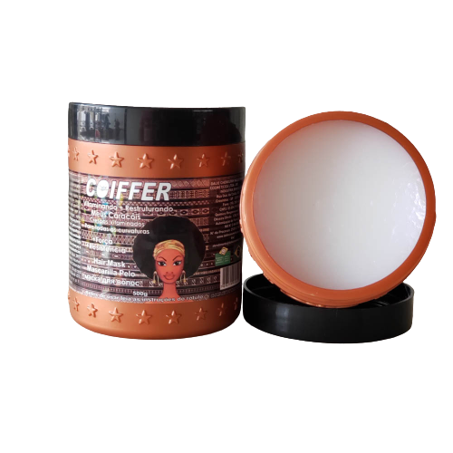 Máscara Vitaminando + Restruturando Meus Caracóis Coiffer 500g