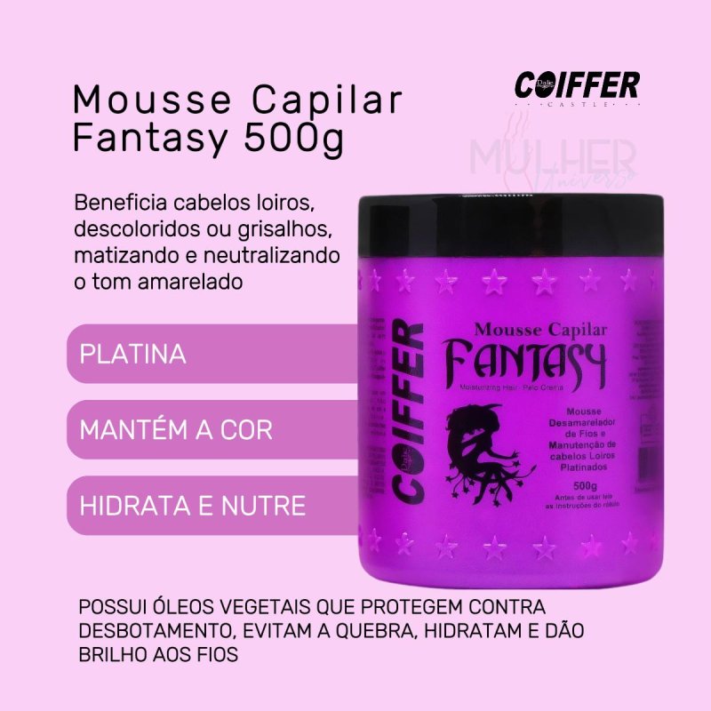 Mousse Capilar Fantasy Coiffer 500g