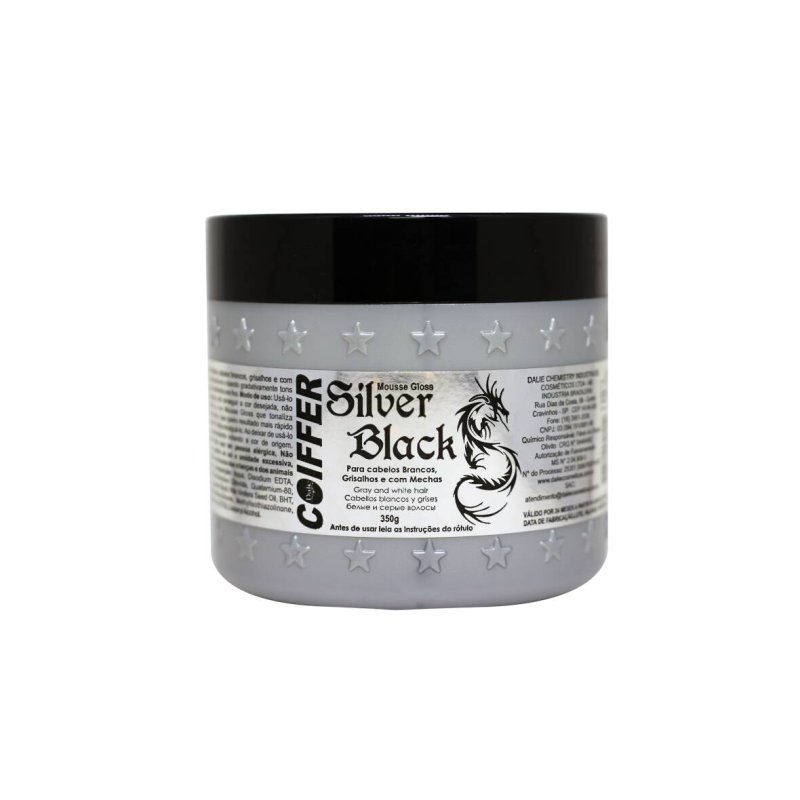 Mousse Gloss Silver Black 350g Coiffer
