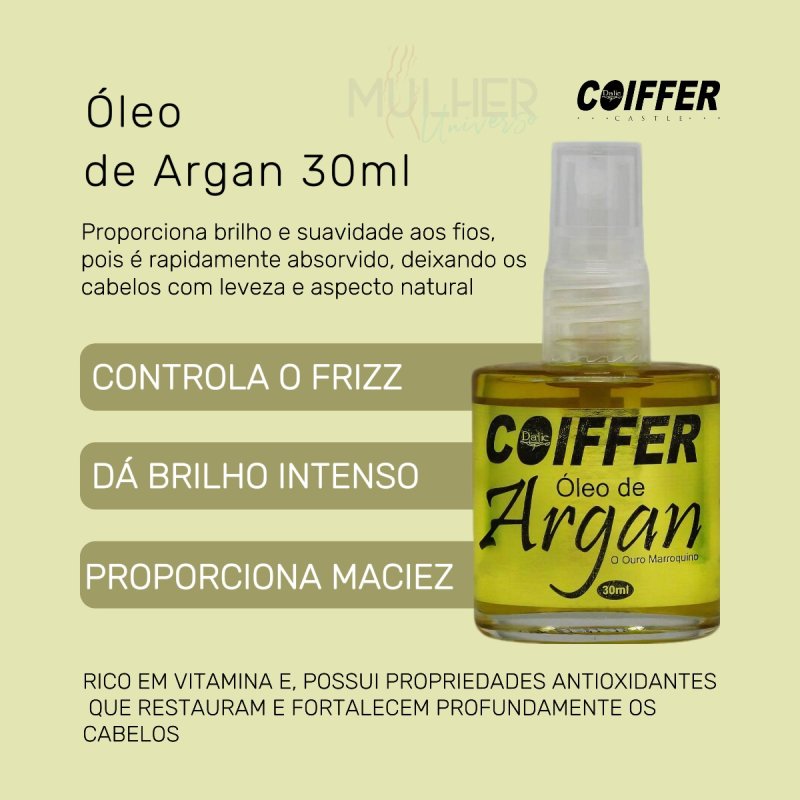 Óleo de Argan Coiffer 30ml