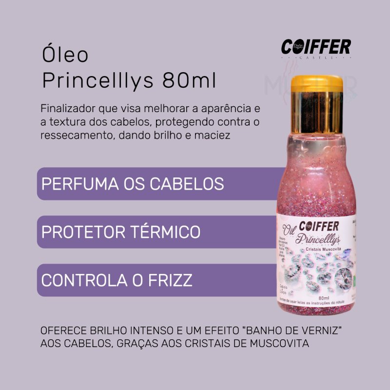 Óleo Princellys 80ml Coiffer