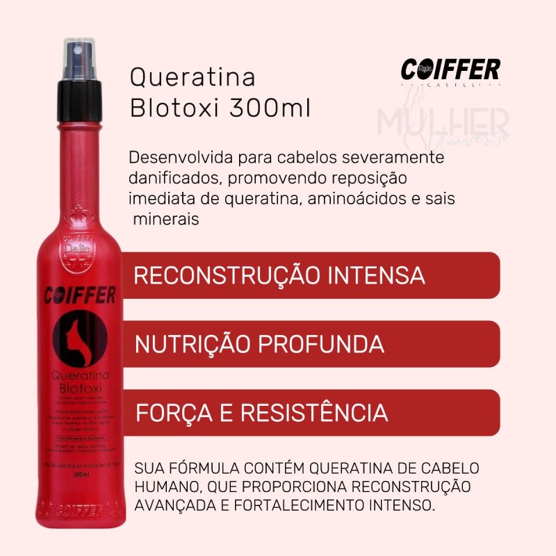 Queratina Blotoxi Coiffer 300ml