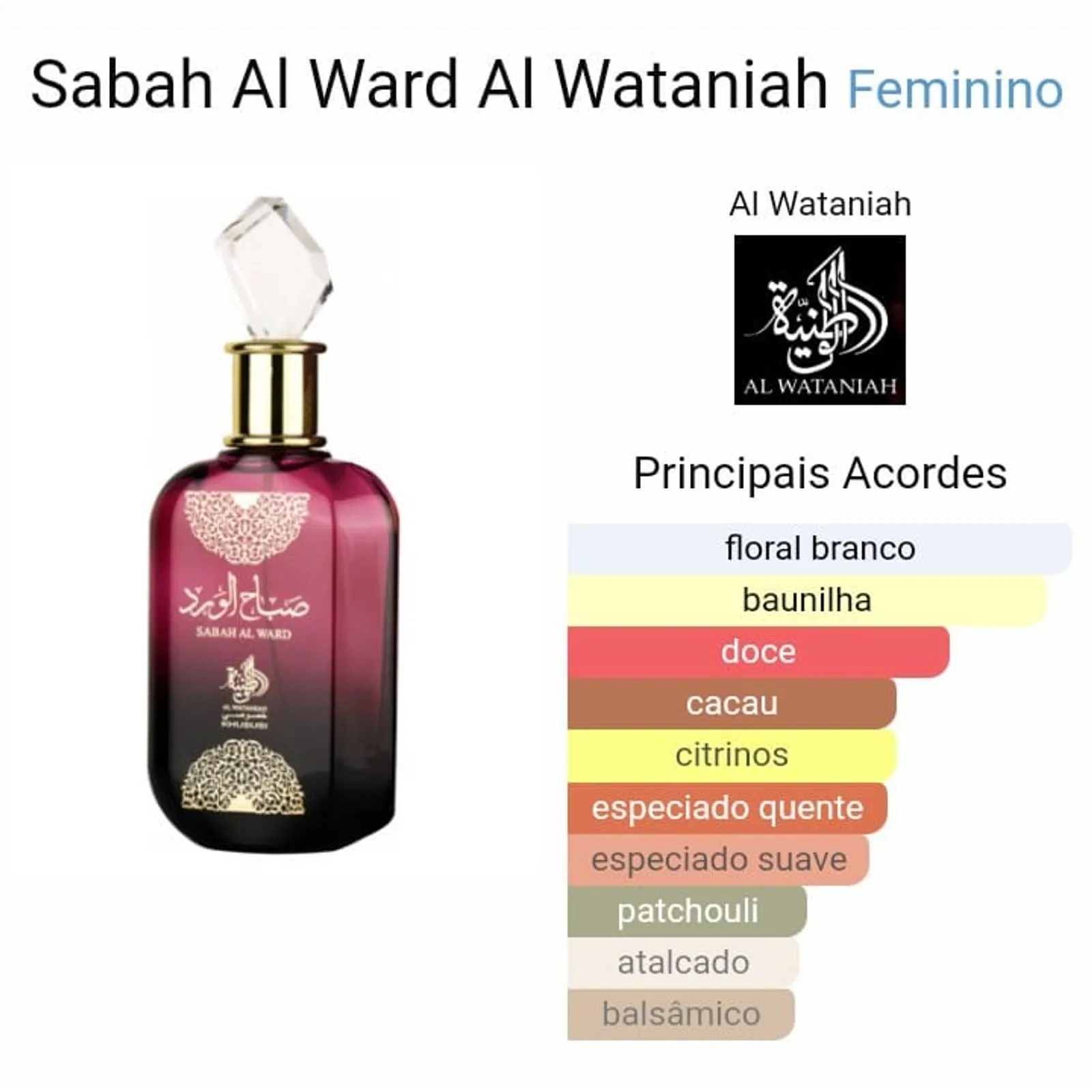Sabah Al Ward Al Wataniah 100ml