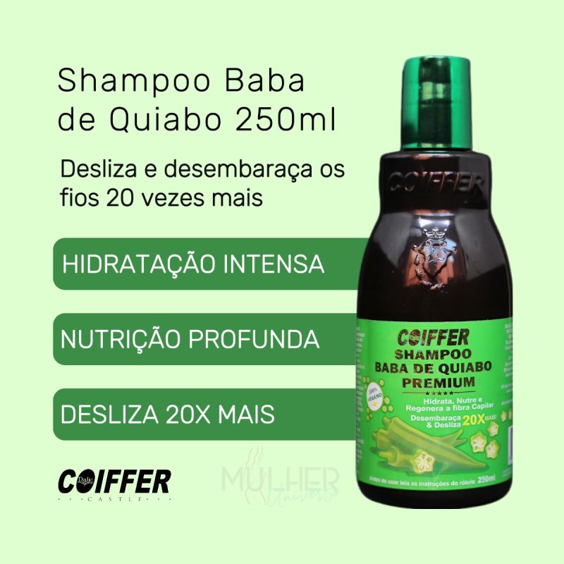 Shampoo Baba de Quiabo 250ml Coiffer
