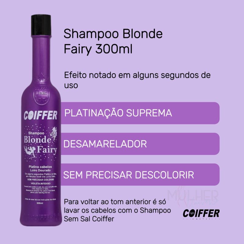 Shampoo Blonde Fairy Coiffer 300ml