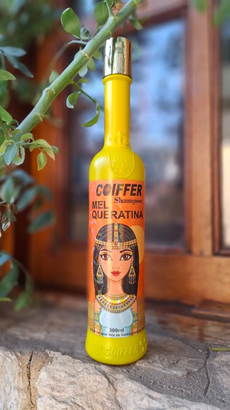 Shampoo Mel e Queratina 300ml Coiffer