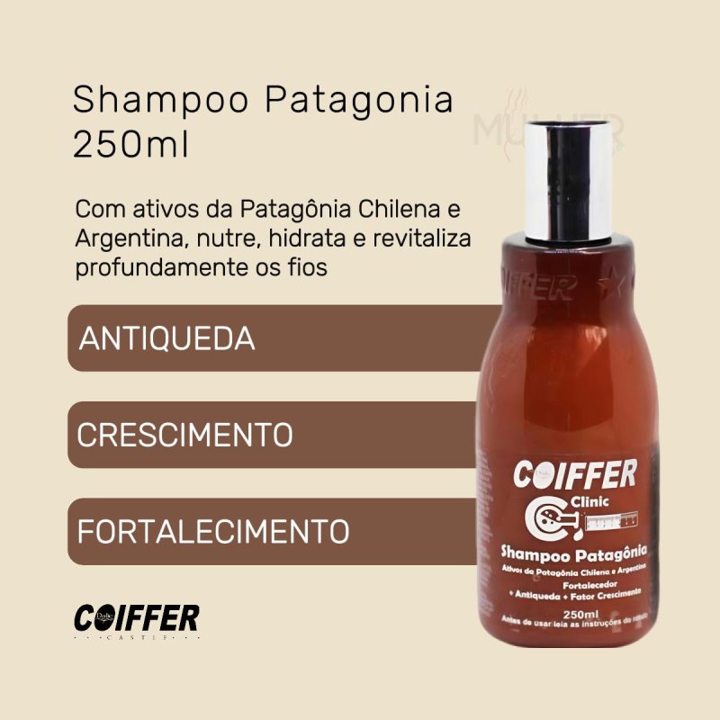 Shampoo Patagônia 250ml Coiffer