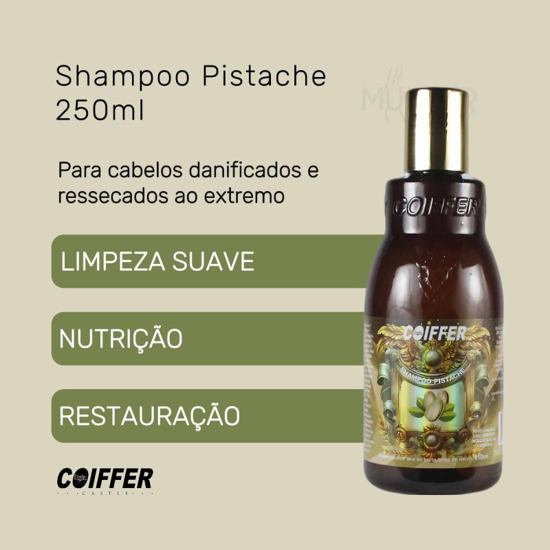 Shampoo Pistache 250ml Coiffer