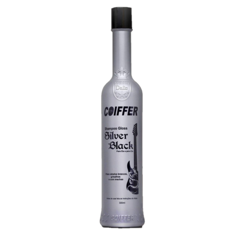 Shampoo Tonalizante Silver Black 300ml Coiffer