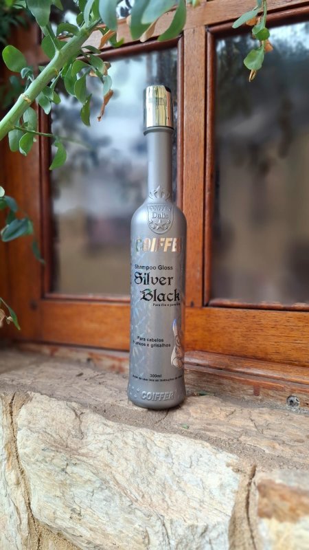 Shampoo Tonalizante Silver Black 300ml Coiffer