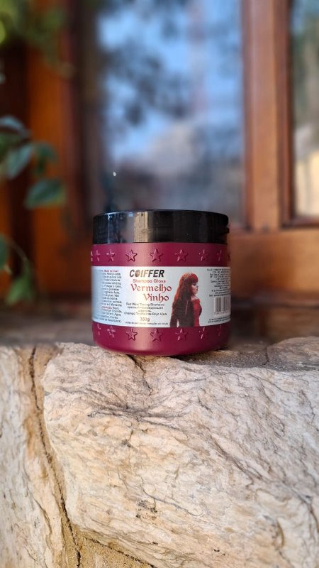 Shampoo Tonalizante Vermelho Vinho 350g