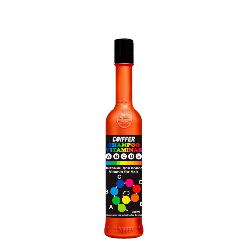 Shampoo Vitaminas 300ml Coiffer
