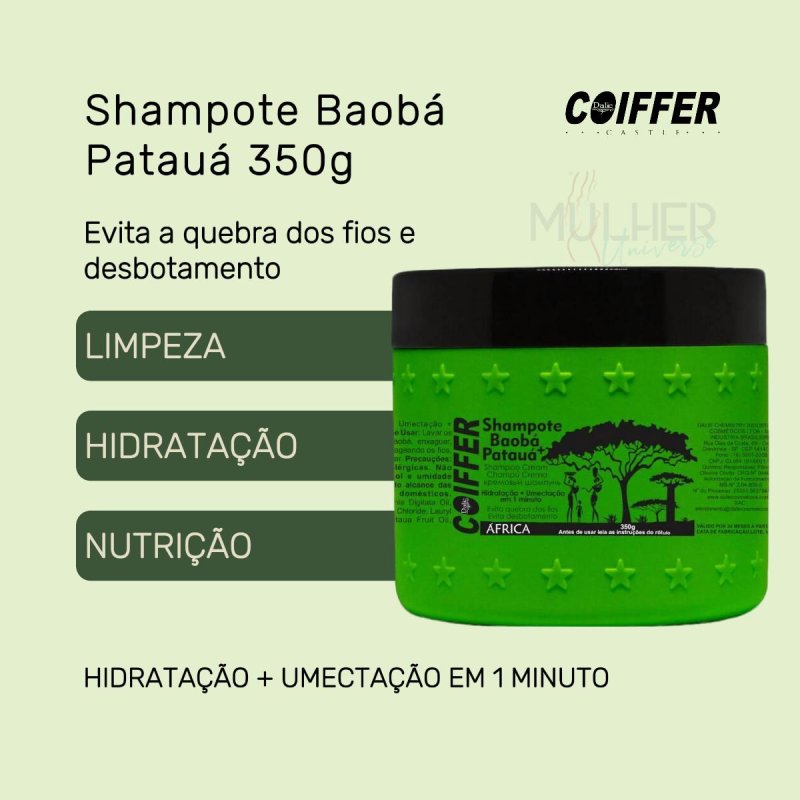 Shampote Baobá Patauá Coiffer 350g