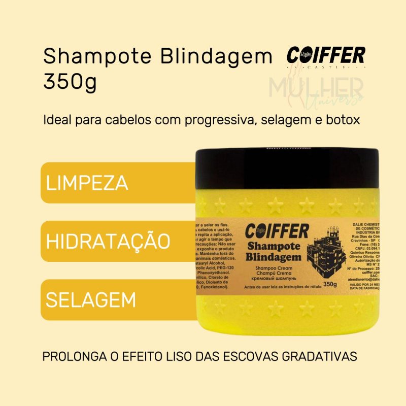 Shampote Blindagem Coiffer 350g