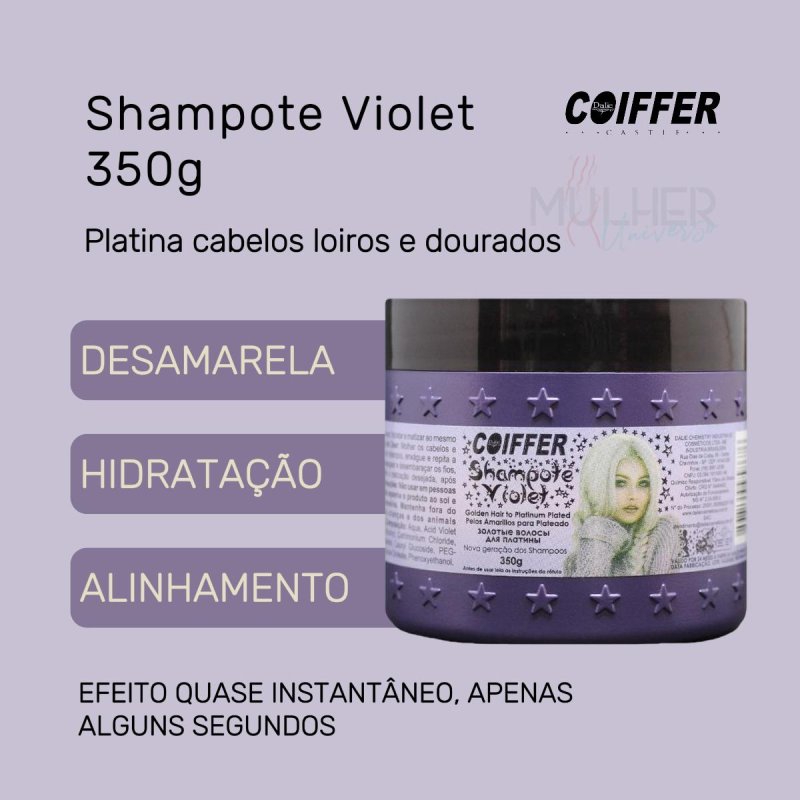 Shampote Violet 350g Coiffer