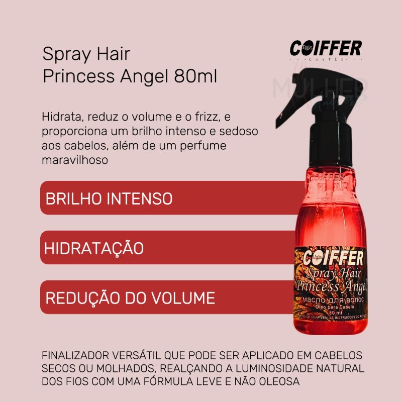 Spray Hair Princess Angel Coiffer 80ml